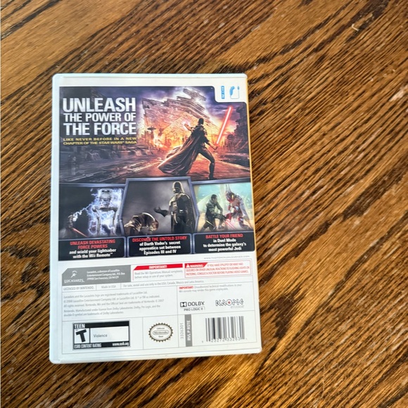 Wii Star Wars The Force Unleashed - Picture 2 of 3